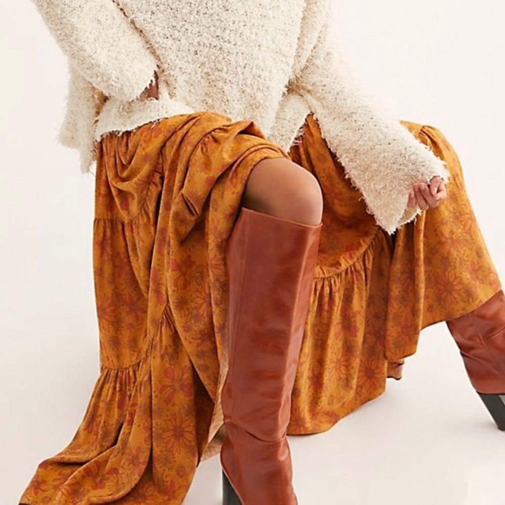 Free People Kerrigan Tiered Skirt Size Medium